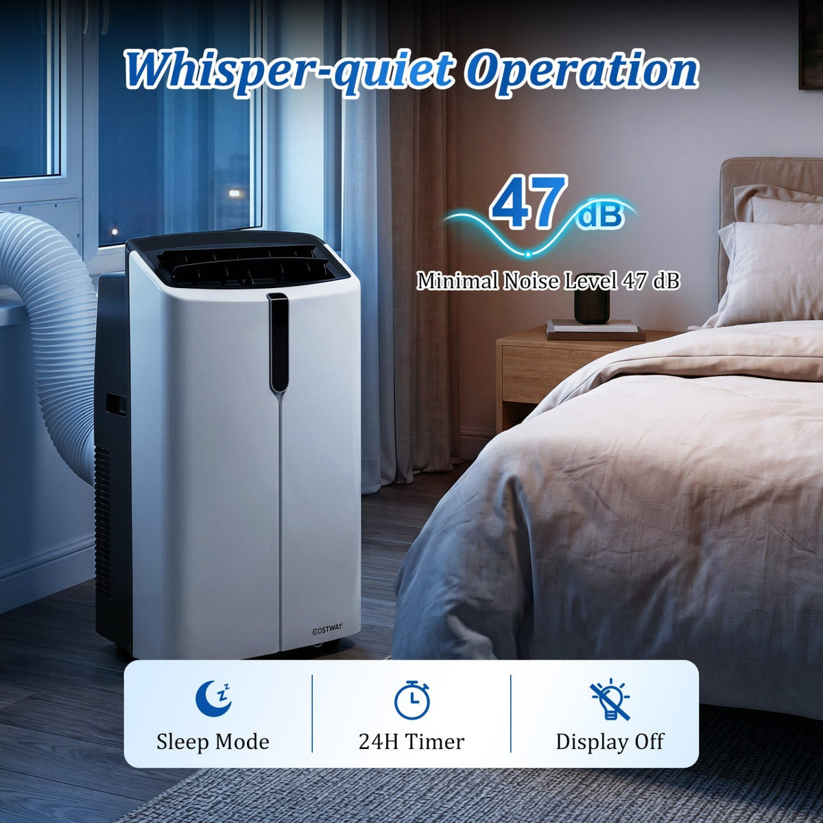 14,000 BTU Smart Portable Air Conditioner