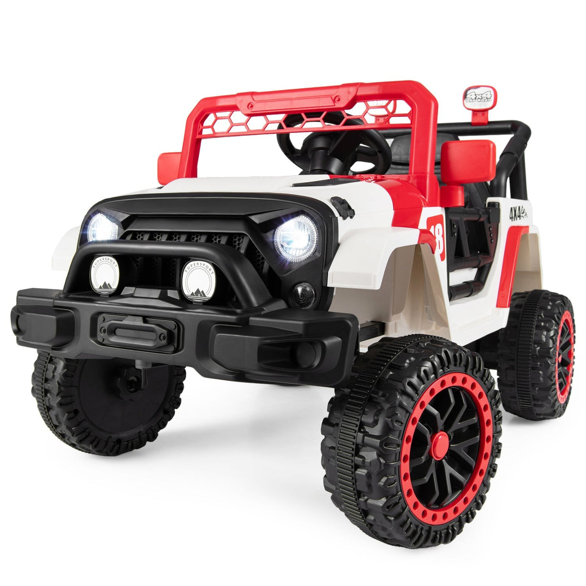 12V Kids Ride-On Truck with Parent Remote Control