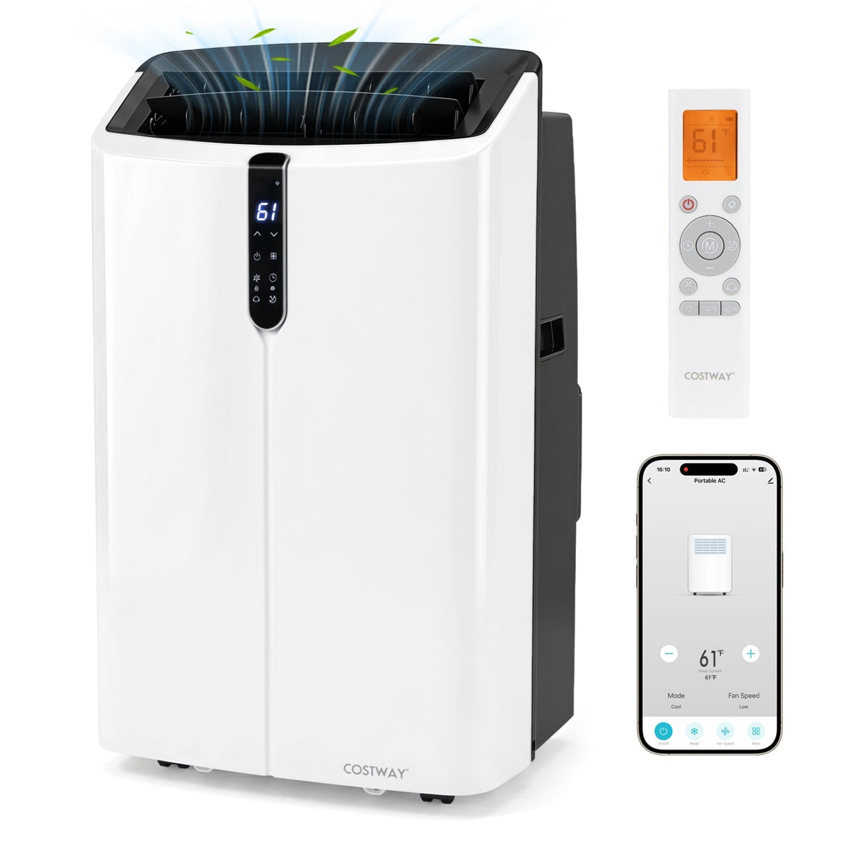 14,000 BTU Smart Portable Air Conditioner