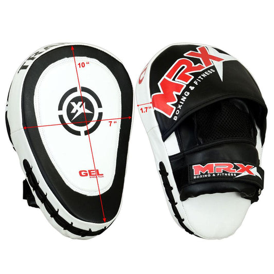 MRX Focus Pad Mitts – Boxing MMA Kickboxing Punching Pads
