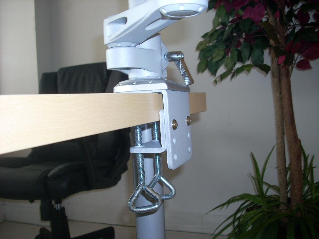 DF17CL Monitor Desk Stand and Arm - Clamp-on desk - height adjustable