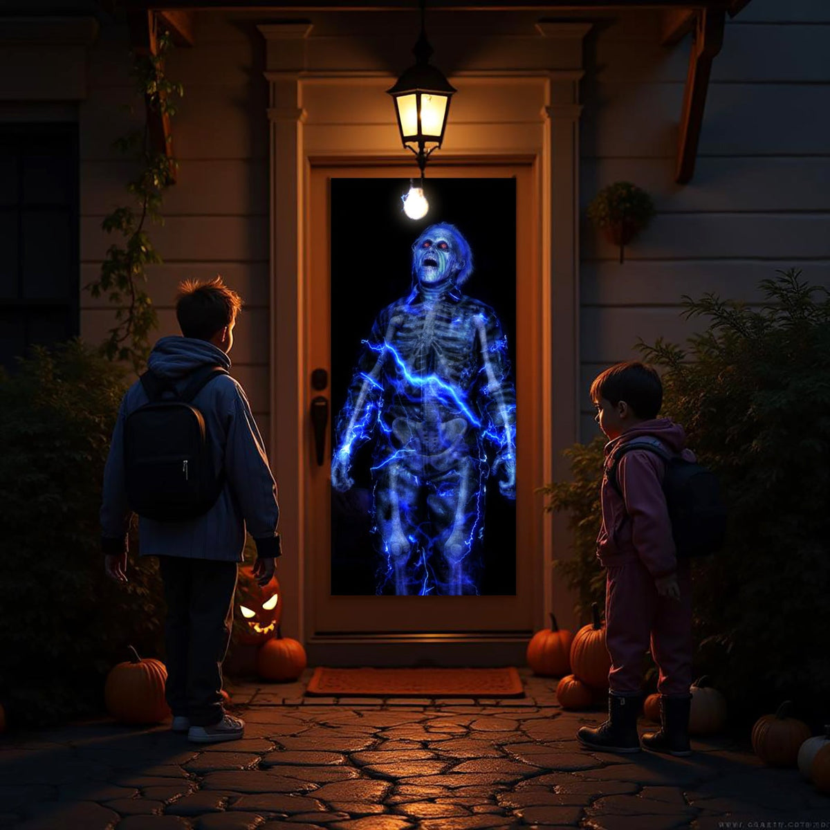 HoliScapes Ghostly Apparitions 2 Halloween Projector Kit – 9ft Screen