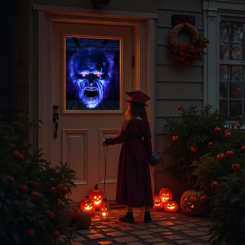HoliScapes Ghostly Apparitions 2 Halloween Projector Kit – 9ft Screen