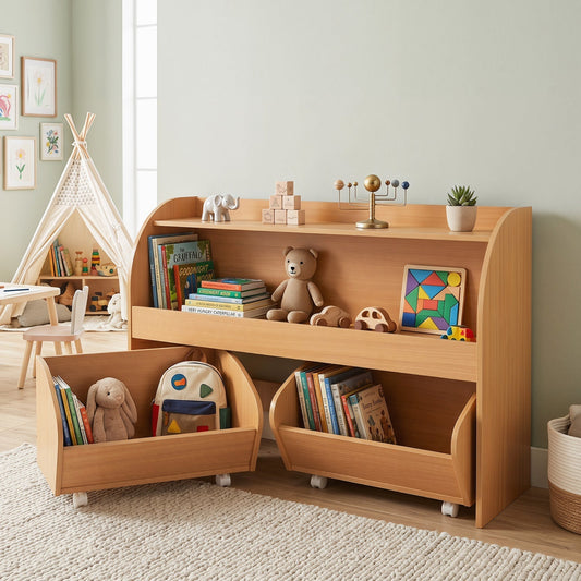 Kids Toy Storage Organizer with Rolling Drawers