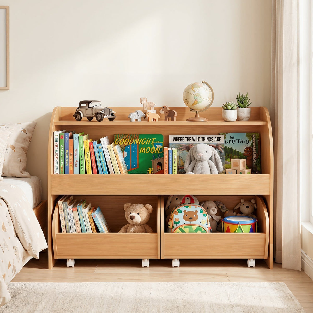 Kids Toy Storage Organizer with Rolling Drawers