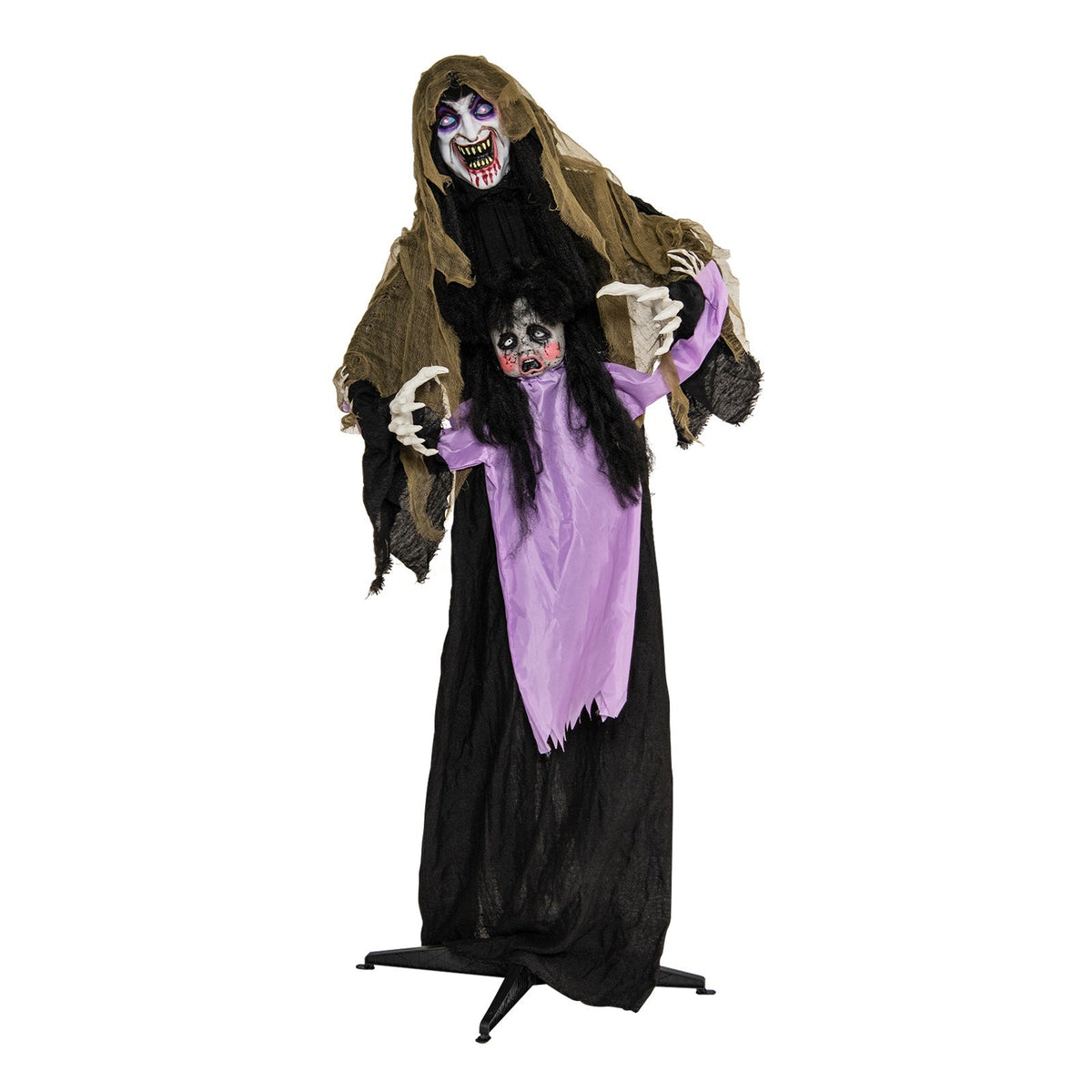 Lighted Animated Outdoor Vampire Halloween Decoration – LED Yard