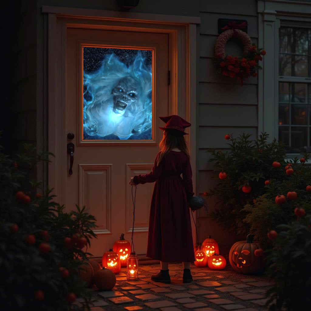 HoliScapes Hollusion Vol. 2 Halloween Projector Kit – 9ft Screen