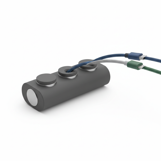 Magnetic Cable Organizer - desk cable management