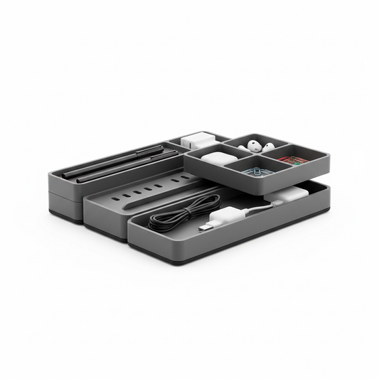 Modular Desk Tray System - desk organization